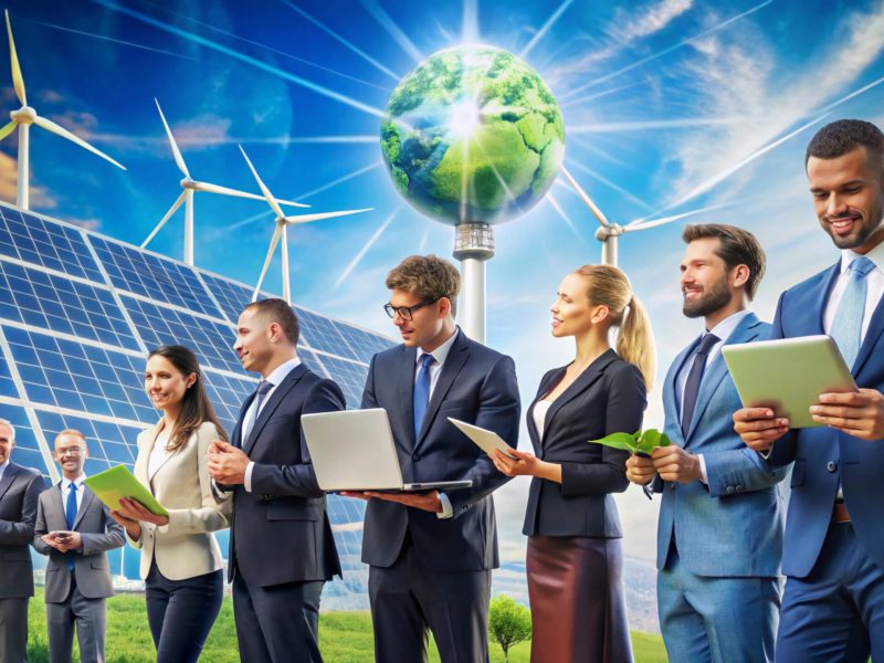 group-people-with-laptops-front-solar-panel